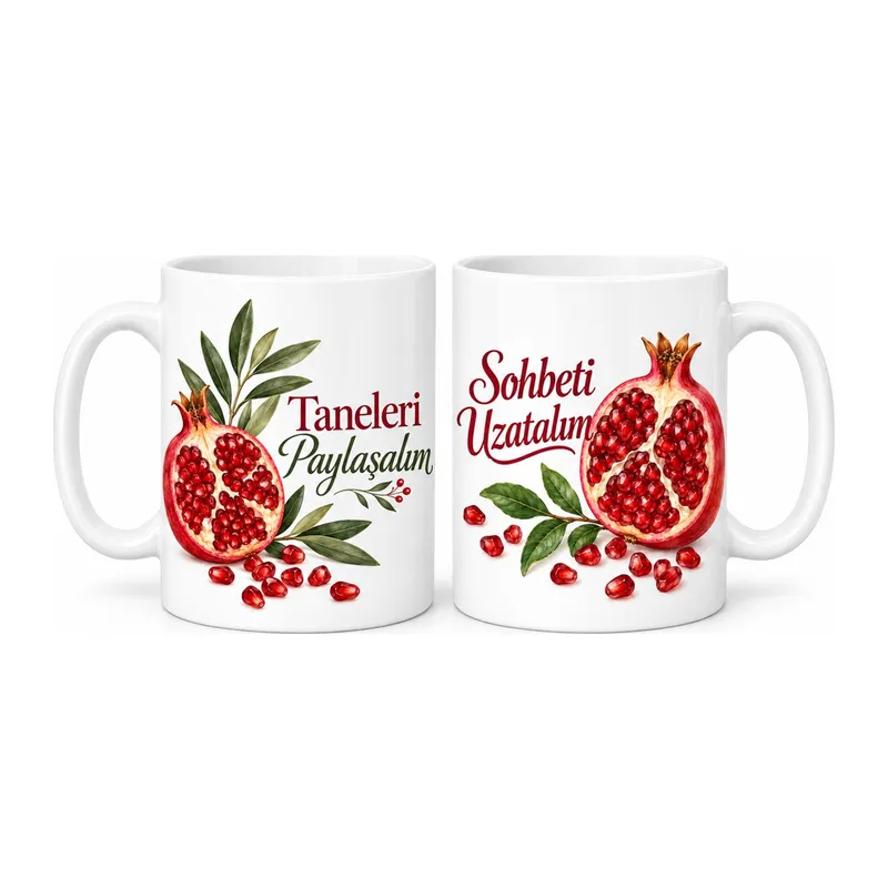 Narın Taneleri 2'li Porselen Kupa Seti - MODEL 502