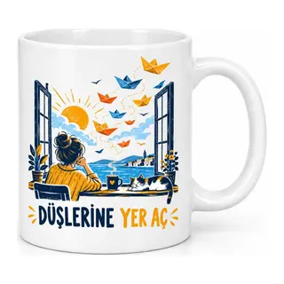 Çocukların Düşü Tasarımlı Porselen Kupa - MODEL 989
