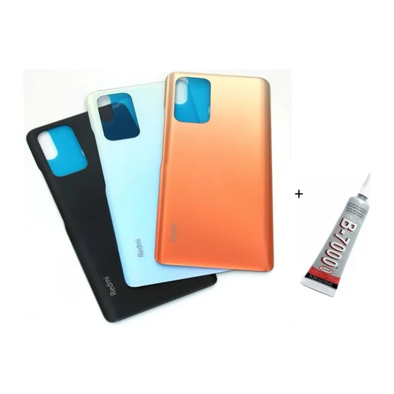 Redmi Note 10 Pro Uyumlu Arka Batarya Pil Kapağı Mor (B7000 15 ml Yapıştırıcı)