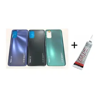 Redmi Note 10 5G Uyumlu Arka Batarya Pil Kapağı Gümüş (B7000 15 ml Yapıştırıcı)