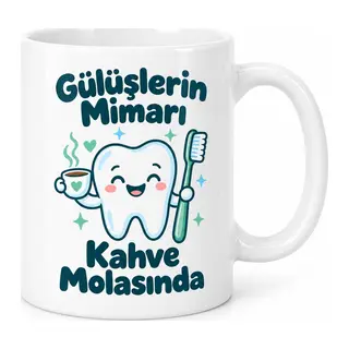 Gülüşlerin Mimarı Tasarımlı Porselen Kupa - MODEL 394