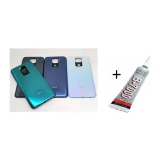 Redmi Note 9 Uyumlu Arka Batarya Pil Kapağı Mavi (B7000 15 ml Yapıştırıcı)