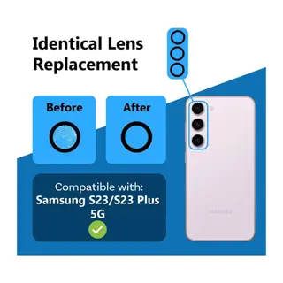 Samsung S23 Plus Uyumlu Arka Kamera Lensi