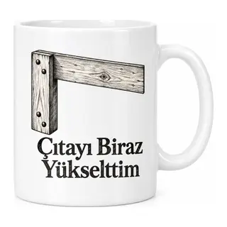 Çıtayı Biraz Yükselttim Tasarımlı Porselen Kupa - MODEL 511