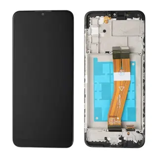 Samsung A03S Uyumlu Dokunmatik Ekran Çıtalı (Siyah)