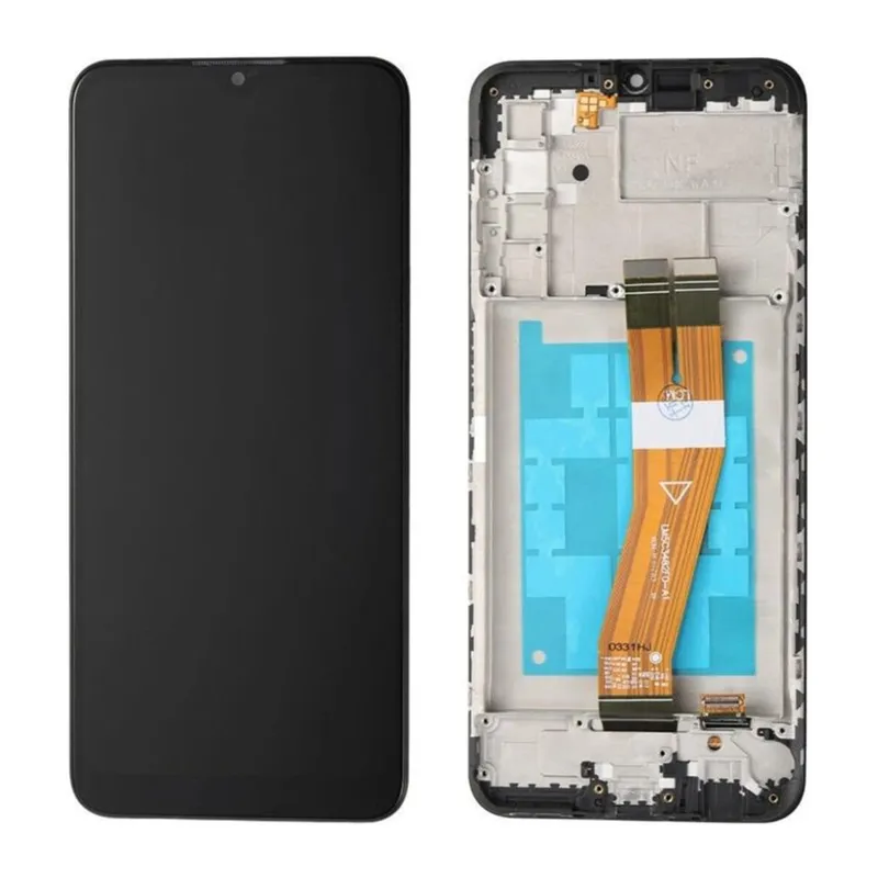 Samsung A03S Uyumlu Dokunmatik Ekran Çıtalı (Siyah)