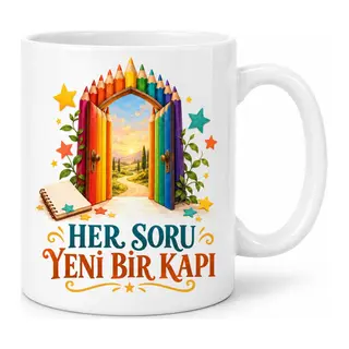 Çocukça Merak Tasarımlı Porselen Kupa - MODEL 939