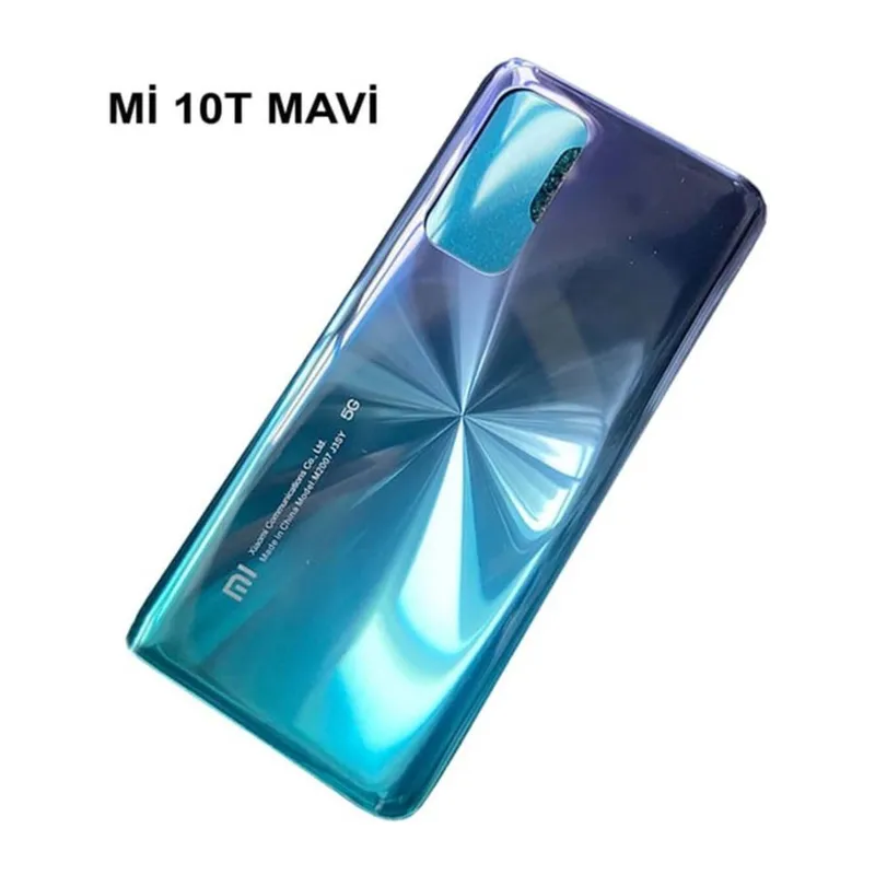 Mi 10T / Mi 10T Pro Uyumlu Arka Cam Pil Batarya Kapağı