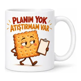İştah Planı Tasarımlı Porselen Kupa - MODEL 779