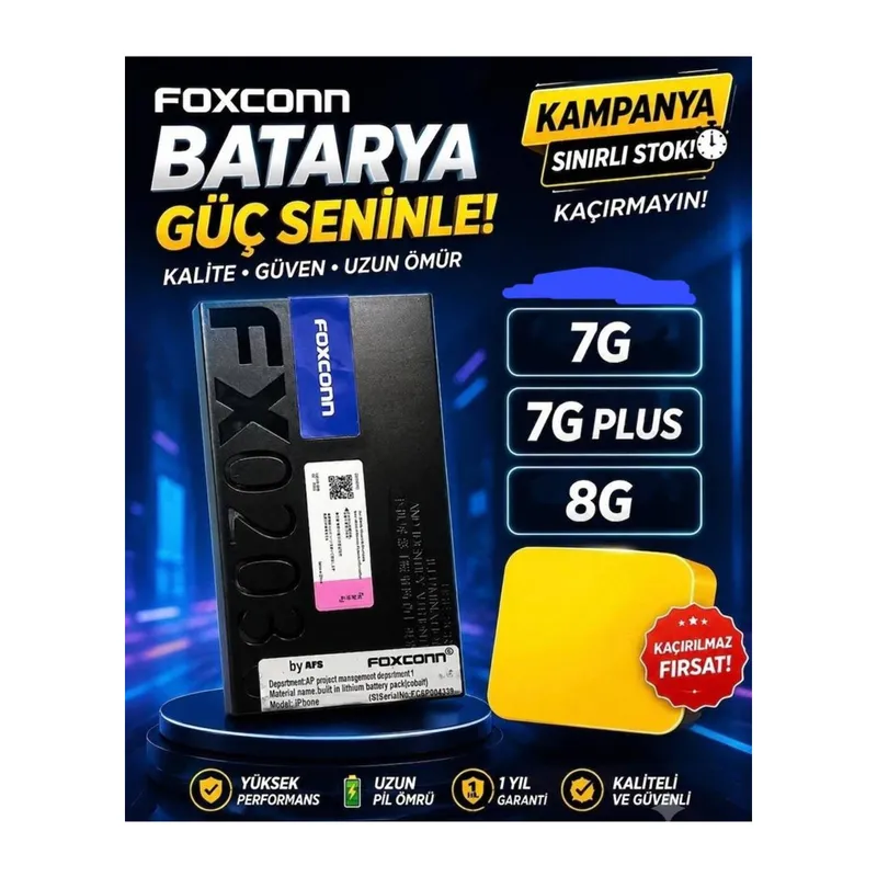 iPhone 8G Uyumlu Batarya Foxconn