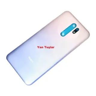Redmi 9 Uyumlu Kasa Arka Pil Batarya Kapağı Gri