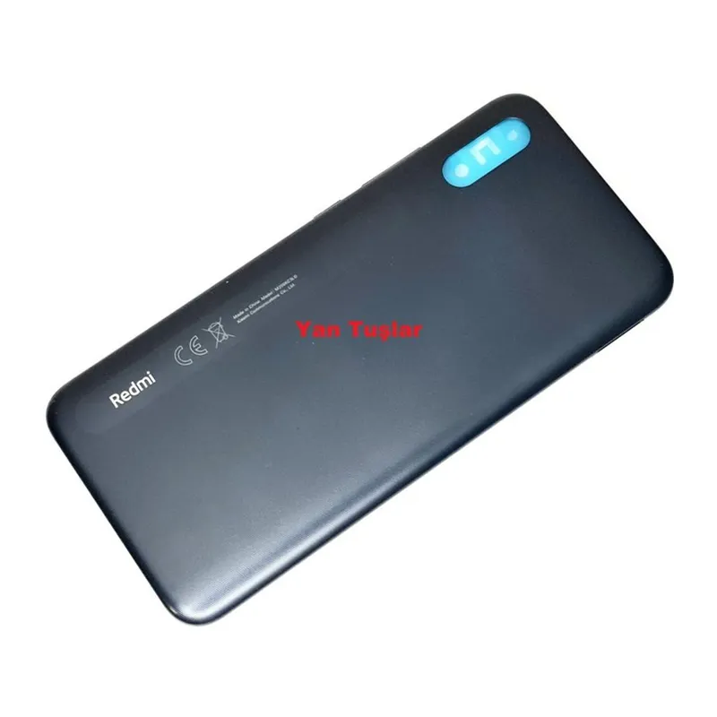Redmi 9A Uyumlu Kasa Arka Pil Batarya Kapağı Siyah
