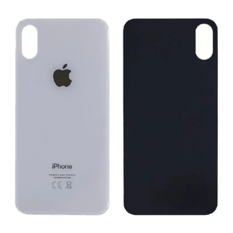iPhone Xs Uyumlu Arka Pil Batarya Kapağı (Beyaz)