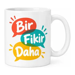 Bir Fikir Daha Tasarımlı Porselen Kupa - MODEL 572