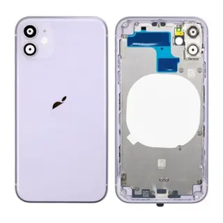 iPhone 11 Uyumlu Boş Kasa + Kapak Mor