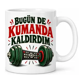 Evde Spor Tasarımlı Porselen Kupa - MODEL 819
