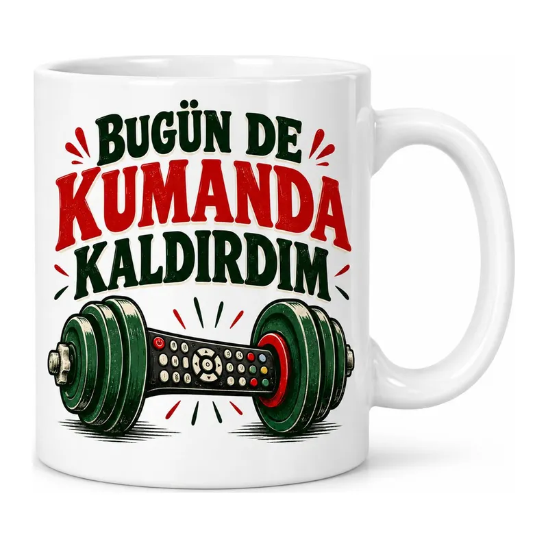 Evde Spor Tasarımlı Porselen Kupa - MODEL 819