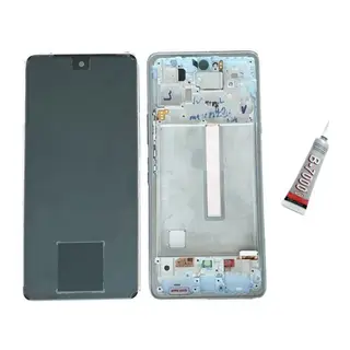 Samsung Galaxy A53 Uyumlu Ekran Dokunmatik Çıtalı OLED (Siyah) B7000 Yapıştırıcı