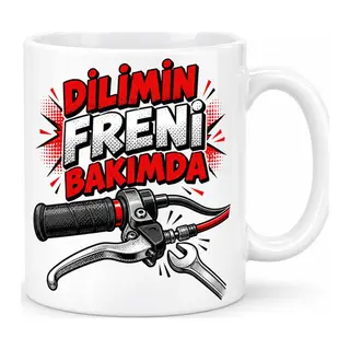 Laf Freni Tasarımlı Porselen Kupa - MODEL 813