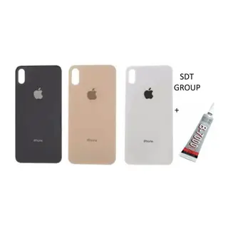 iPhone Xs Uyumlu Arka Batarya Pil Kapağı Siyah (B7000 15 ml Yapıştırıcı)
