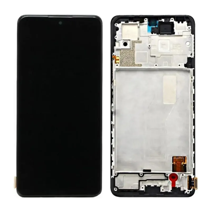 Redmi Note 10 Pro Uyumlu Ekran Dokunmatik Çıtalı Servis (Siyah)
