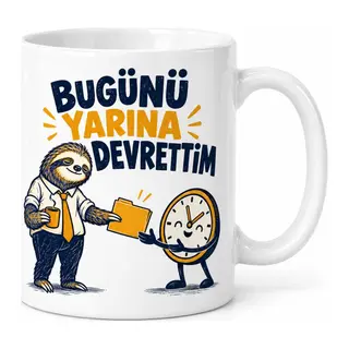 Erteleme Müdürü Tasarımlı Porselen Kupa - MODEL 975