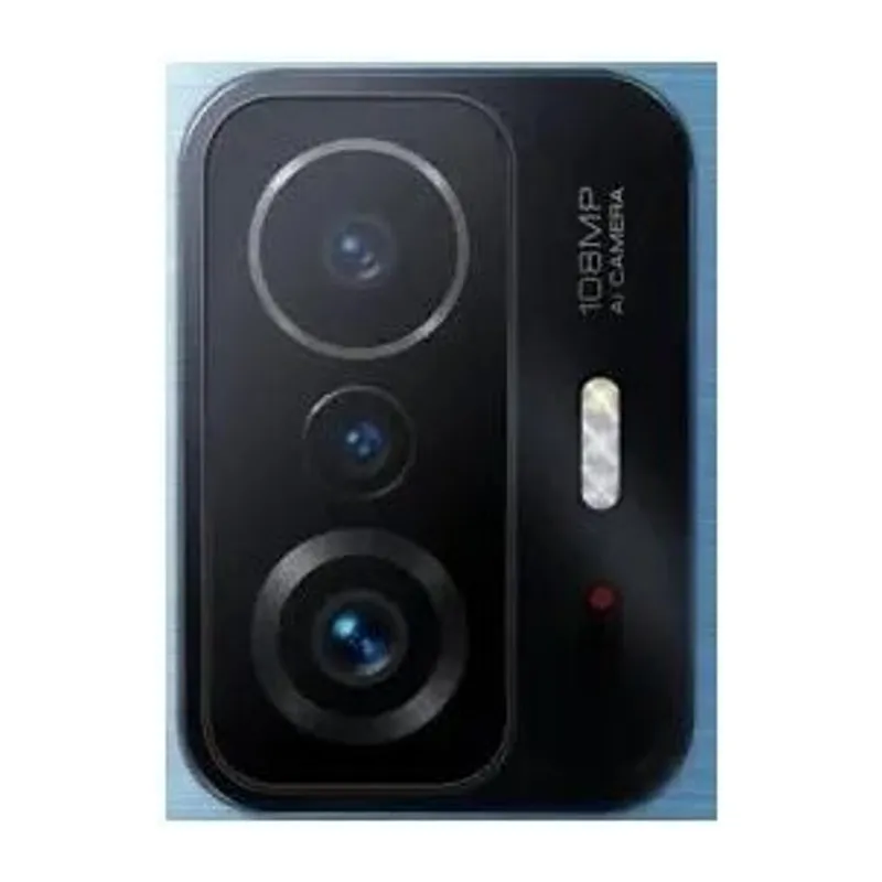 Mi 11T - Mi 11T Pro Uyumlu Full Kamera Lensi (Siyah)