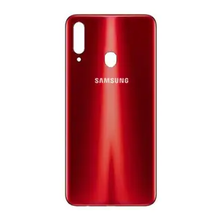 Samsung A20S Uyumlu Arka Batarya Pil Kapağı (Kırmızı)