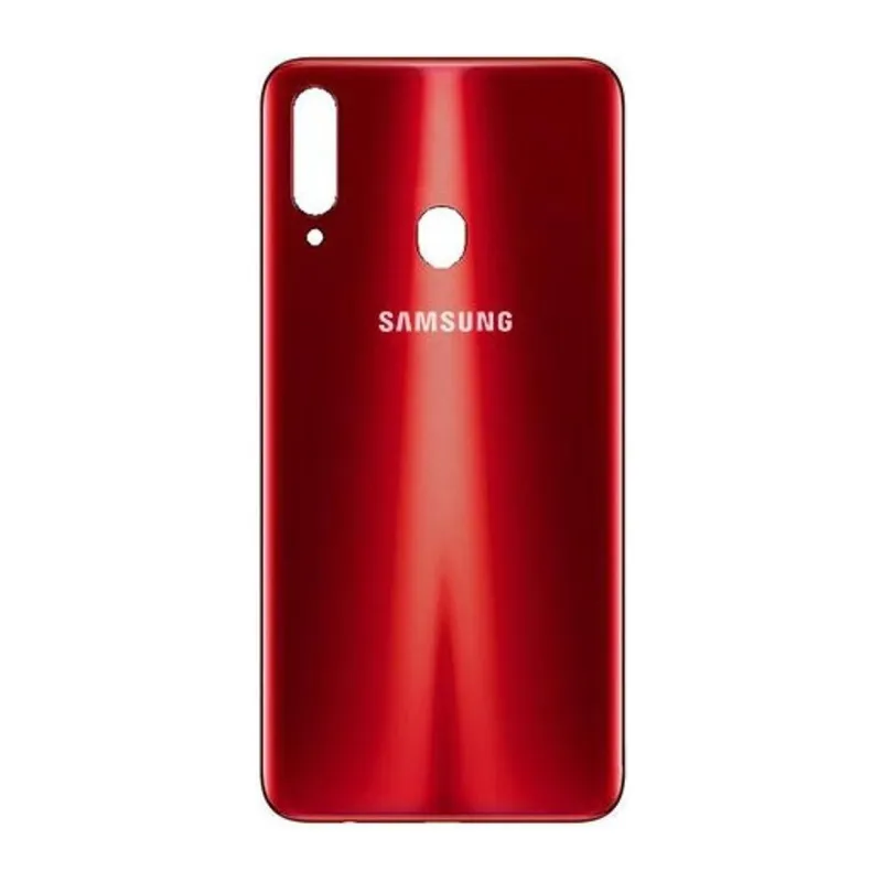 Samsung A20S Uyumlu Arka Batarya Pil Kapağı (Kırmızı)