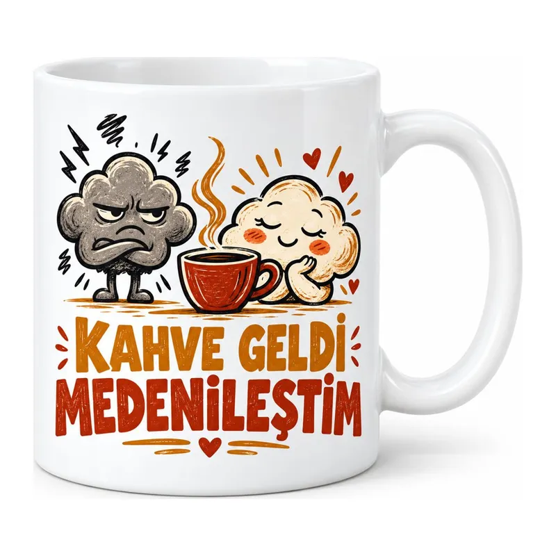 Kahve Sonrası Tasarımlı Porselen Kupa - MODEL 932