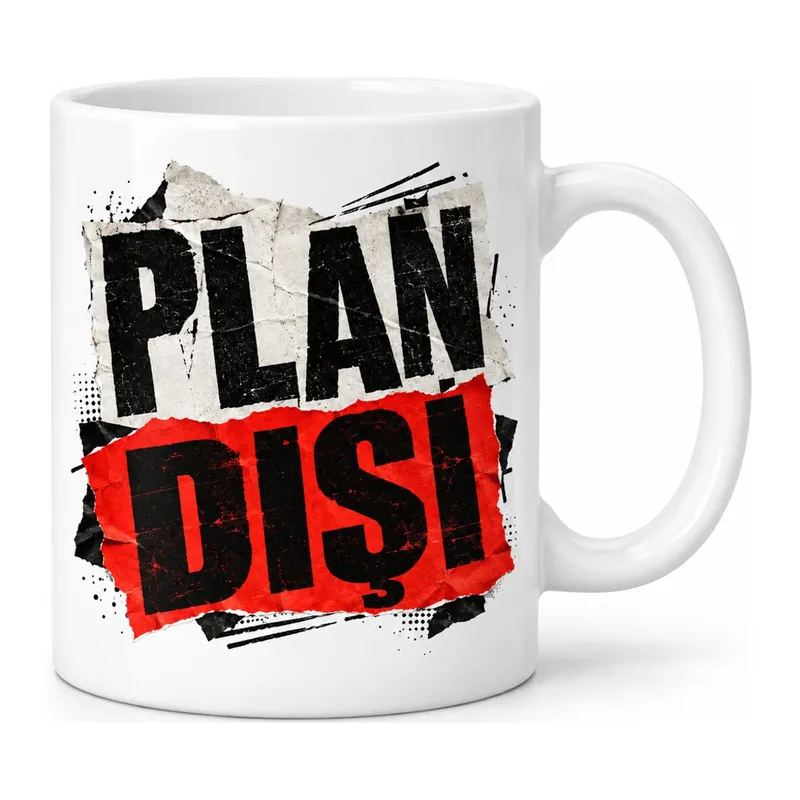 Plan Dışı Tasarımlı Porselen Kupa - MODEL 666