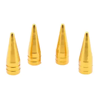 Alüminyum Sivri Sibop Kapağı Altın Sarı 4'lü 32mm