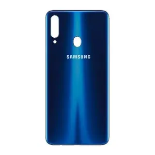 Samsung A20S Uyumlu Arka Batarya Pil Kapağı (Mavi)