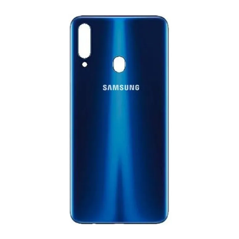 Samsung A20S Uyumlu Arka Batarya Pil Kapağı (Mavi)