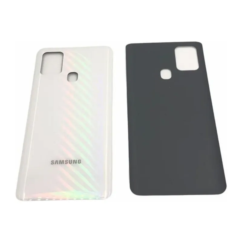 Samsung A21S Uyumlu Arka Batarya Pil Kapağı (Beyaz)