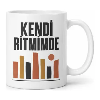 Kendi Ritmimde Yazılı Porselen Kupa - MODEL 289