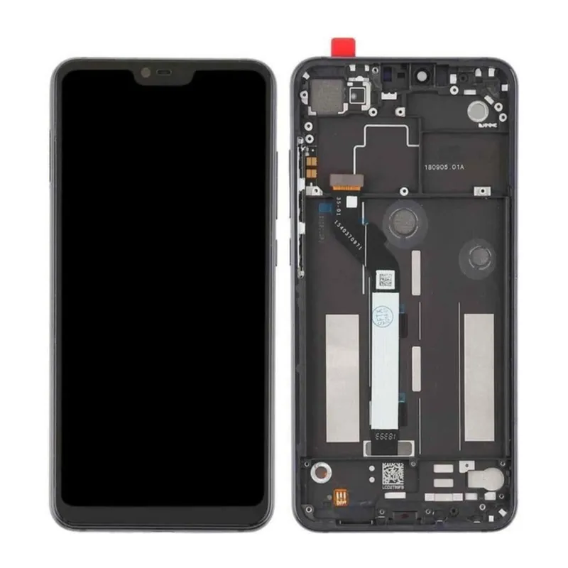 Mi 8 Lite Uyumlu Dokunmatik Ekran Çıtalı (Siyah)