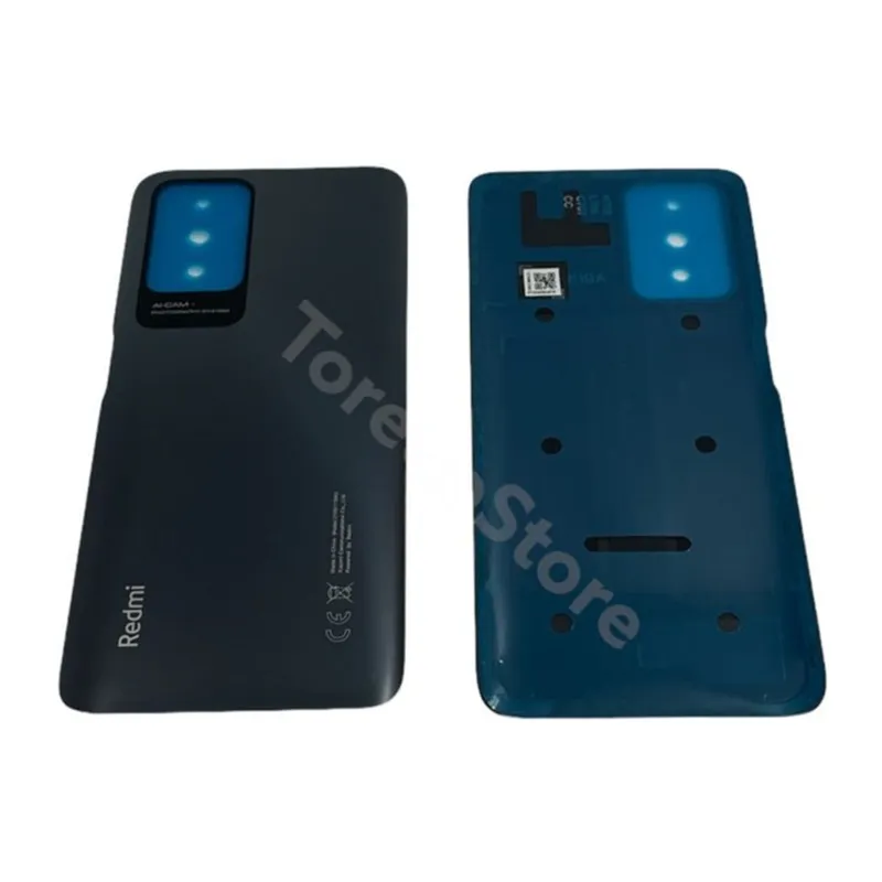 Redmi 10 Uyumlu Arka Pil Kapağı Siyah