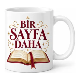 Bir Sayfa Daha Tasarımlı Porselen Kupa - MODEL 322
