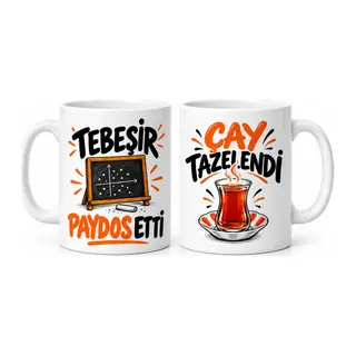 Ders Arkası 2'li Porselen Kupa Seti - MODEL 901