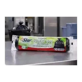 Star Endüstriyel Jumbo Boy Çöp Torbası 80x110 cm 10 Adet