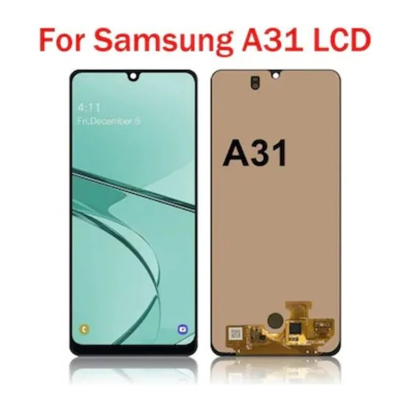 Samsung A31 Uyumlu Servis Dokunmatik Ekran (Siyah)