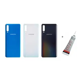 Samsung A50 A505 Uyumlu Arka Batarya Pil Kapağı Siyah (B7000 15 ml Yapıştırıcı)
