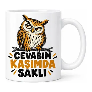 Sessiz Tepki Tasarımlı Porselen Kupa - MODEL 839