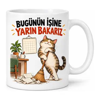 Erteleme Ustası Tasarımlı Porselen Kupa - MODEL 722