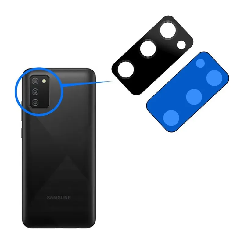 Samsung A02S Uyumlu Arka Kamera Lensi