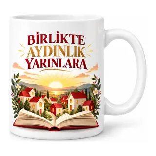 Cumhuriyet Işığı Tasarımlı Porselen Kupa - MODEL 885