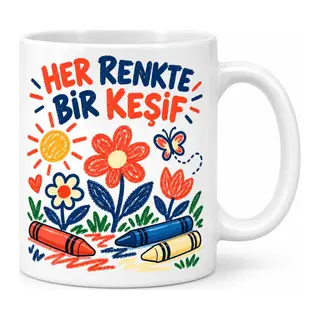 Minik Eller Tasarımlı Porselen Kupa - MODEL 881