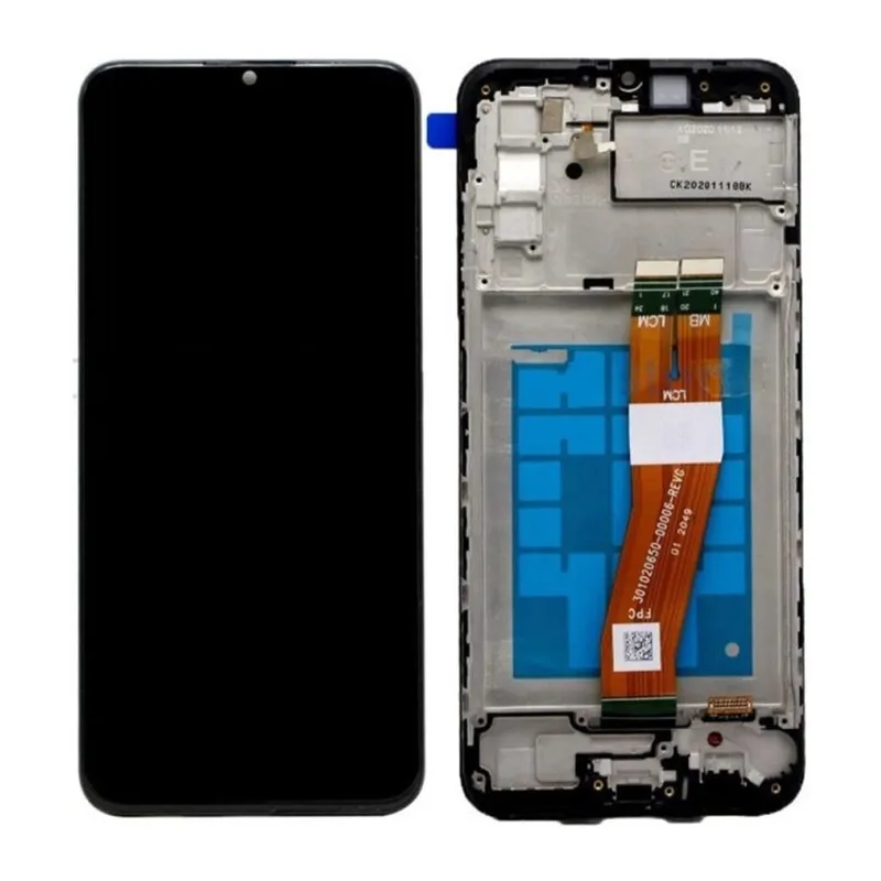 Samsung A02S Uyumlu Dokunmatik Ekran Çıtalı (Siyah)