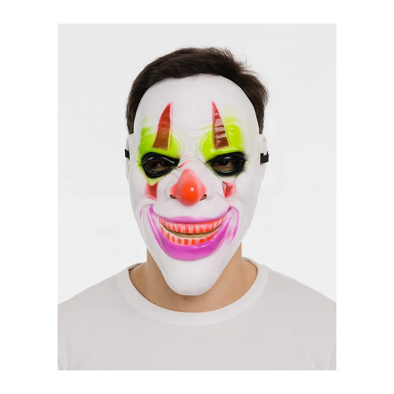 Delirten Gülüş Palyaço Temalı Joker Maskesi